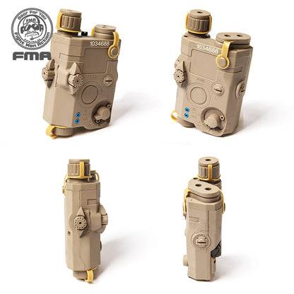FMA PEQ 15 LA-5 Tactical Green Laser Light PEQ-15 Case Box Paintball Military Hiking Army Tactical Gear Outdoor