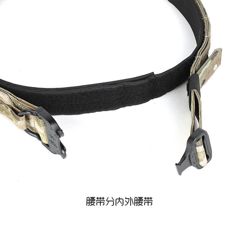IDOGEAR 1.75inch Tactical Combat Belts Quick Release Buckle PEW TACTICAL Ronin Tactics Style Senshi Belt SL002