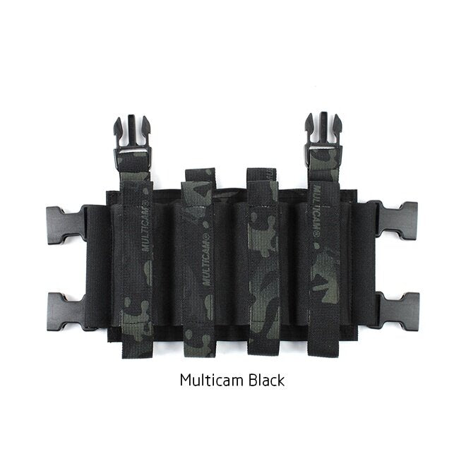 IDOGEAR PEW Tactical Quadruple Magazine Pouch Panel For MK3 MK4 JPC2.0 Elastic SMG Mag Pouch Military Ranger Green Mag Carrier VT04