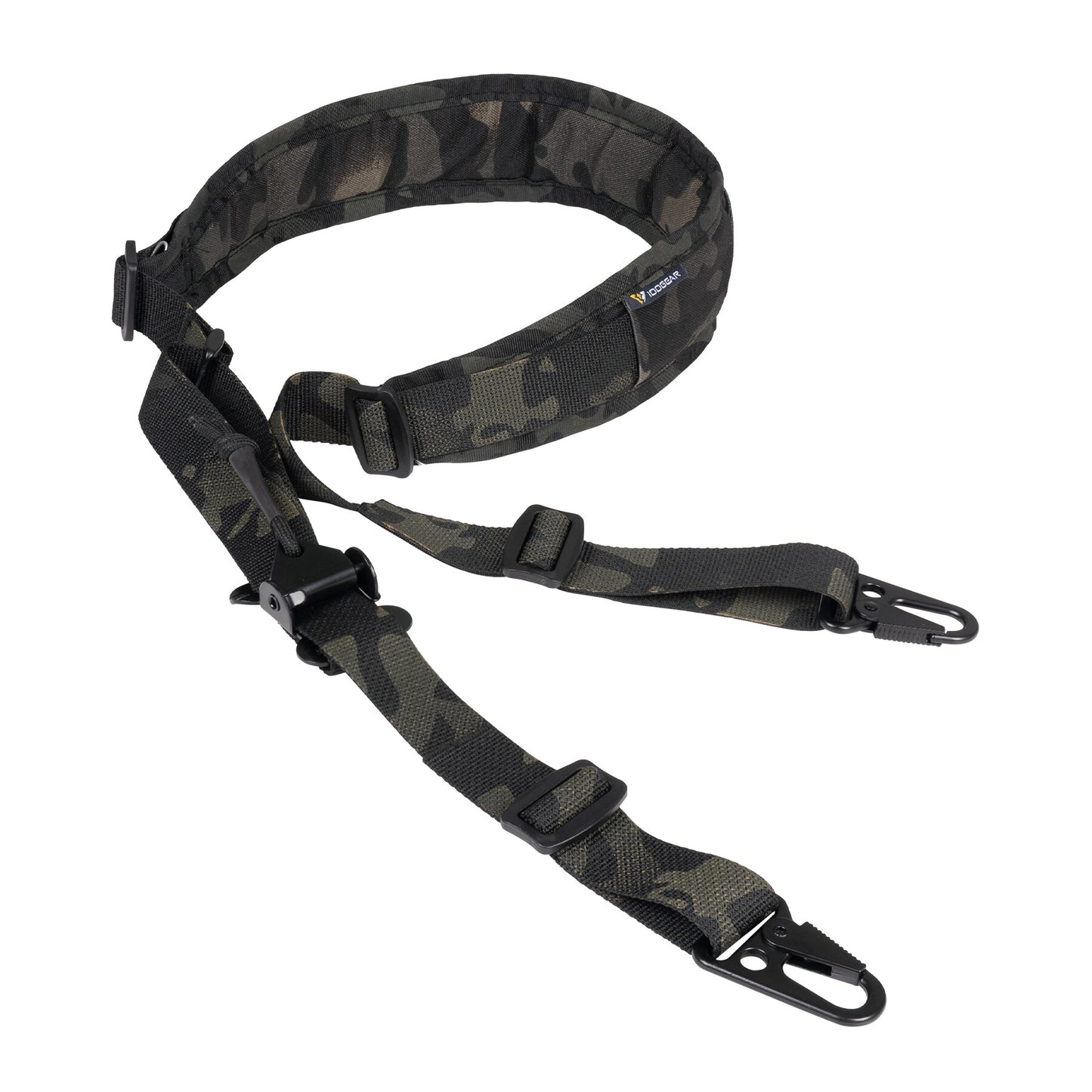 IDOGEAR Tactical Slings 2 Point Safety Sling Quick Adjust Padded Buckle Military Combat 2 Point Shoulder Strap Camera Slings Adjustable 3428