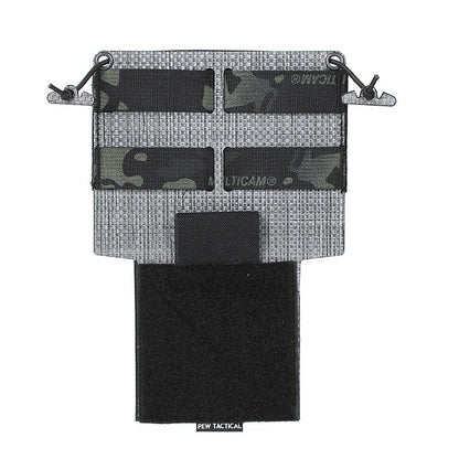 IDOGEAR PEW Tactical ATAK Chest Rig Hanging Panel Ferro Style Molle Military Chest Expansion Panel MK4 D3CRM Camouflage OT60 Wargame Survival Kit