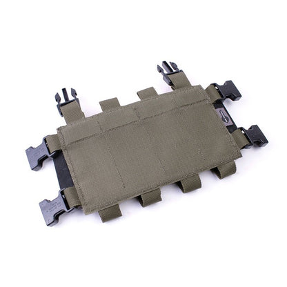 IDOGEAR PEW Tactical Quadruple Magazine Pouch Panel For MK3 MK4 JPC2.0 Elastic SMG Mag Pouch Military Ranger Green Mag Carrier VT04