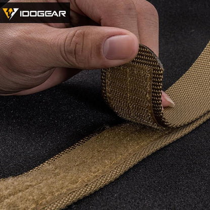 IDOGEAR Tactical Combat Belt Metal Buckle qucik release belt hook & loop Duty Mens Belt High Quality Nylon Belts 3427