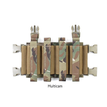 IDOGEAR PEW Tactical Quadruple Magazine Pouch Panel For MK3 MK4 JPC2.0 Elastic SMG Mag Pouch Military Ranger Green Mag Carrier VT04
