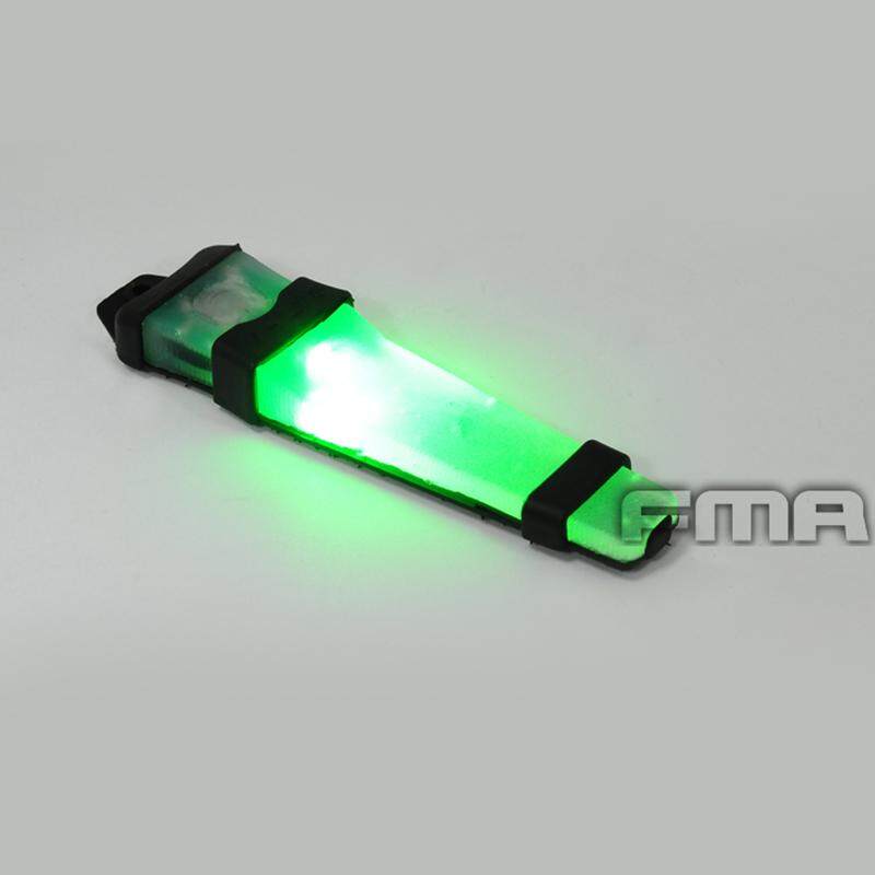 FMA Tactical Helmet Light Hook Base Strobe Light Glow Flashing LED Marker Fxukv Military Safty Light Tactical Hiking Camping Wargame Military Gear FMA Camouflage