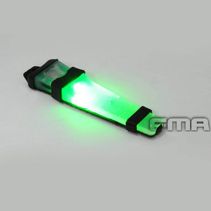 FMA Tactical Helmet Light Hook Base Strobe Light Glow Flashing LED Marker Fxukv Military Safty Light Tactical Hiking Camping Wargame Military Gear FMA Camouflage