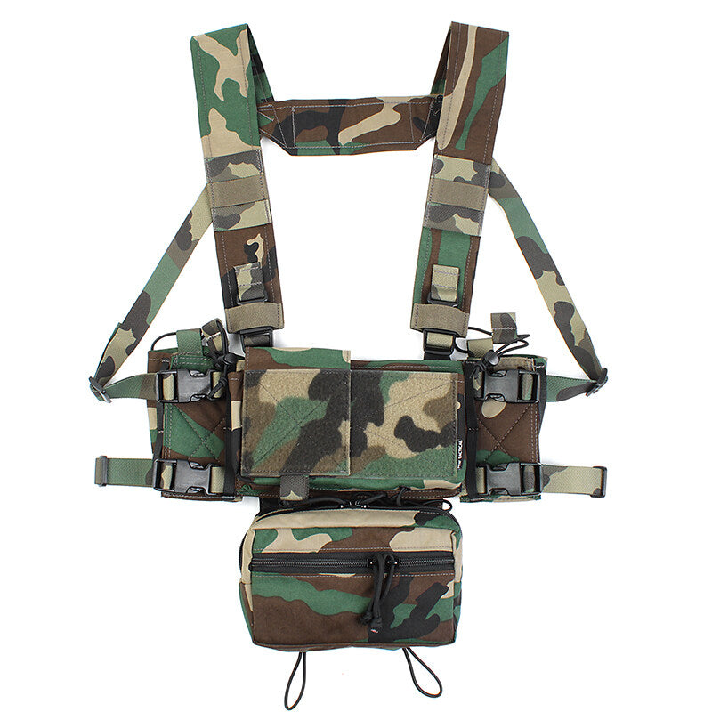IDOGEAR PEW Tactical MK3 MK4 Chest Rig D3 500D Original Matte Cordura Fabric MK4 Full set Chest Rig Radio Pouch Drop Pouch VT01