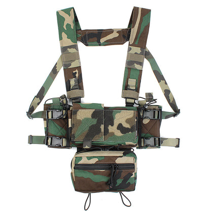 IDOGEAR PEW Tactical MK3 MK4 Chest Rig D3 500D Original Matte Cordura Fabric MK4 Full set Chest Rig Radio Pouch Drop Pouch VT01