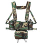 IDOGEAR PEW Tactical MK3/MK4 Chest Rig D3 500D Original Matte Cordura Fabric MK4 Full Set Chest Rig with Radio Pouch with Drop Pouch IDOGEAR & PEW Tactical Chest Rig VT01
