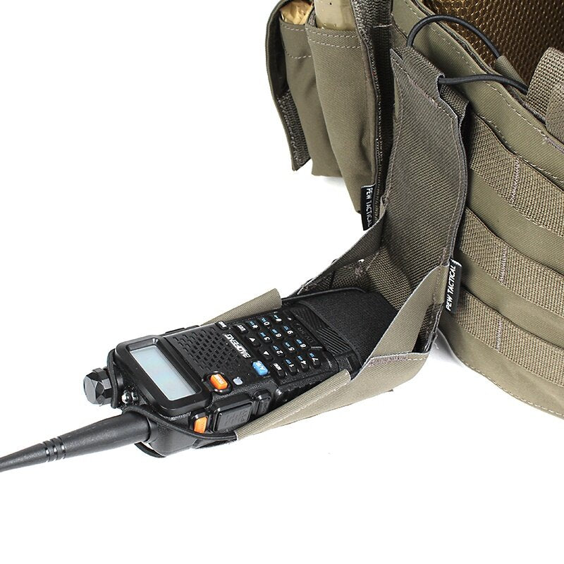 IDOGEAR PEW Tactical Radio Pouch MOLLE Baofeng Radio Pouch for BAOFENG UV5R UV82 Military Ranger Green Gear P032 Wargame Survival Kit