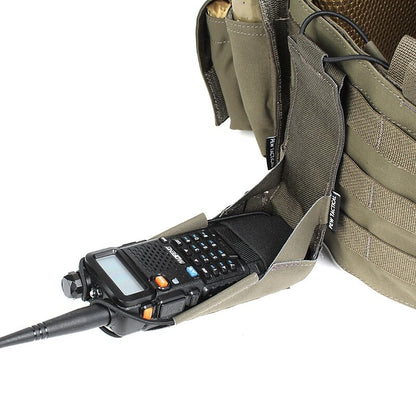 IDOGEAR PEW Tactical Radio Pouch MOLLE Baofeng Radio Pouch for BAOFENG UV5R UV82 Military Ranger Green Gear P032 Wargame Survival Kit