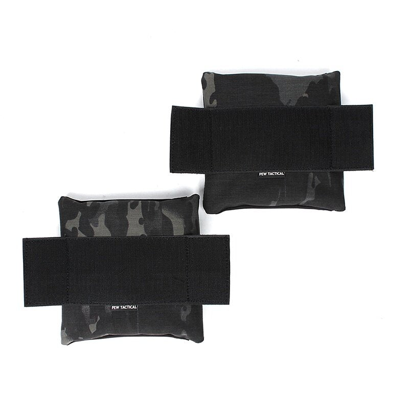 IDOGEAR PEW Tactical 3AC Side Plate Pockets 6X6 Side Pouch FERRO STYLE Belt Bag Military Camouflage Pouch Nylon Side Pouch 2pcs OT57 Wargame Survival Kit