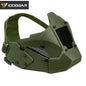 IDOGEAR Tactical JAY Fast Half Face Mask Breathable Mesh Modular Design for Fast Helmet 3603