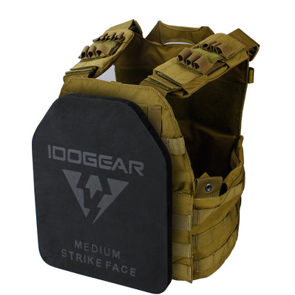 IDOGEAR Tactical Plate EVA Foam SAPI Plate for Tactical Vest Inner Liner Foam SAPI Shock Plate Medium Size 2 PCS 3907