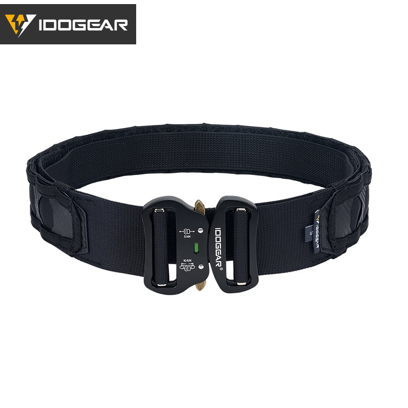 IDOGEAR Tactical Belt 2 Inch MOLLE Belt Quick Release Metal Buckle Gear Combat Belts 3429