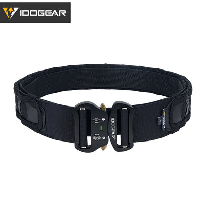 IDOGEAR Tactical Belt 2 Inch MOLLE Belt Quick Release Metal Buckle Gear Combat Belts 3429