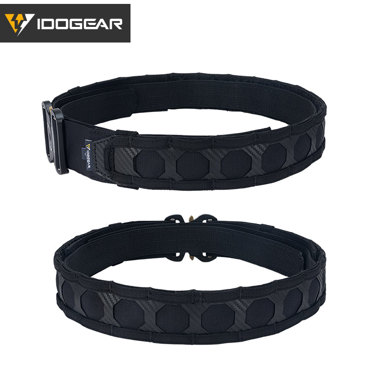 IDOGEAR Tactical Belt 2 Inch MOLLE Belt Quick Release Metal Buckle Gear Combat Belts 3429