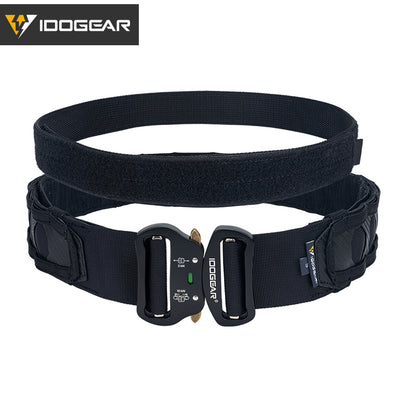 IDOGEAR Tactical Belt 2 Inch MOLLE Belt Quick Release Metal Buckle Gear Combat Belts 3429