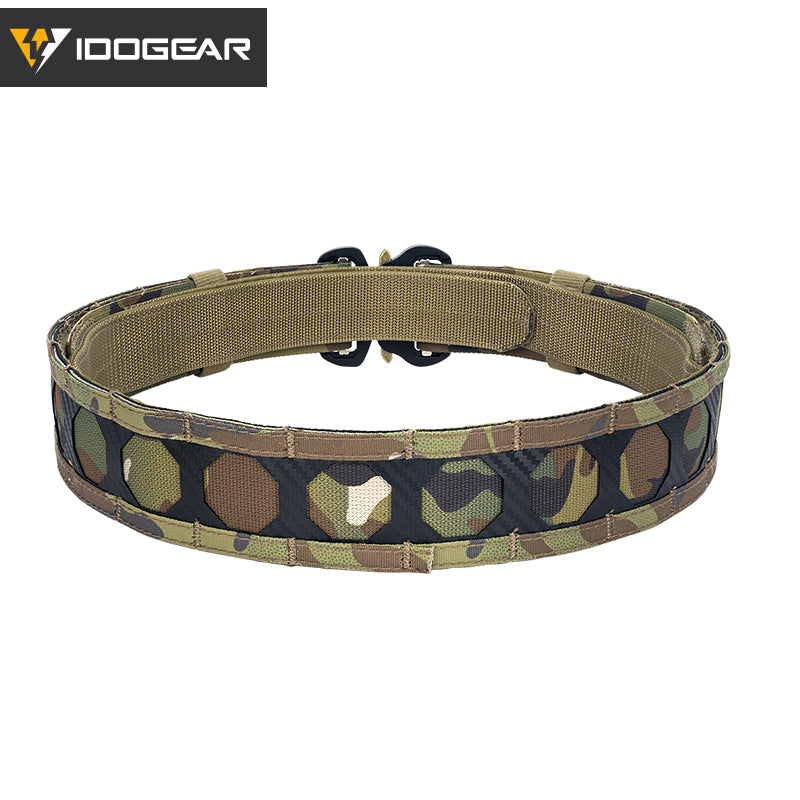 IDOGEAR Tactical Belt 2 Inch MOLLE Belt Quick Release Metal Buckle Gear Combat Belts 3429