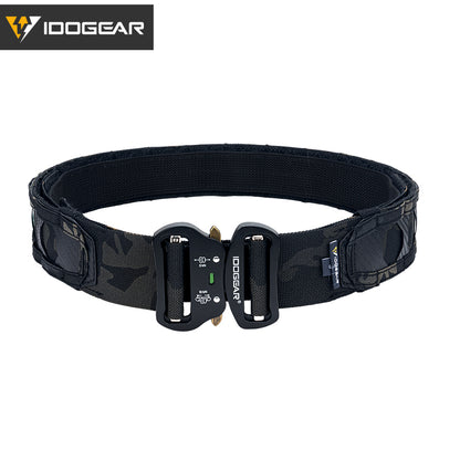 IDOGEAR Tactical Belt 2 Inch MOLLE Belt Quick Release Metal Buckle Gear Combat Belts 3429