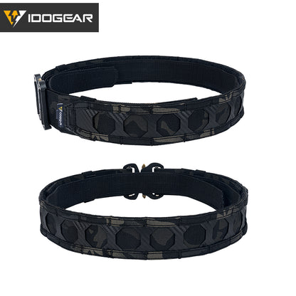 IDOGEAR Tactical Belt 2 Inch MOLLE Belt Quick Release Metal Buckle Gear Combat Belts 3429