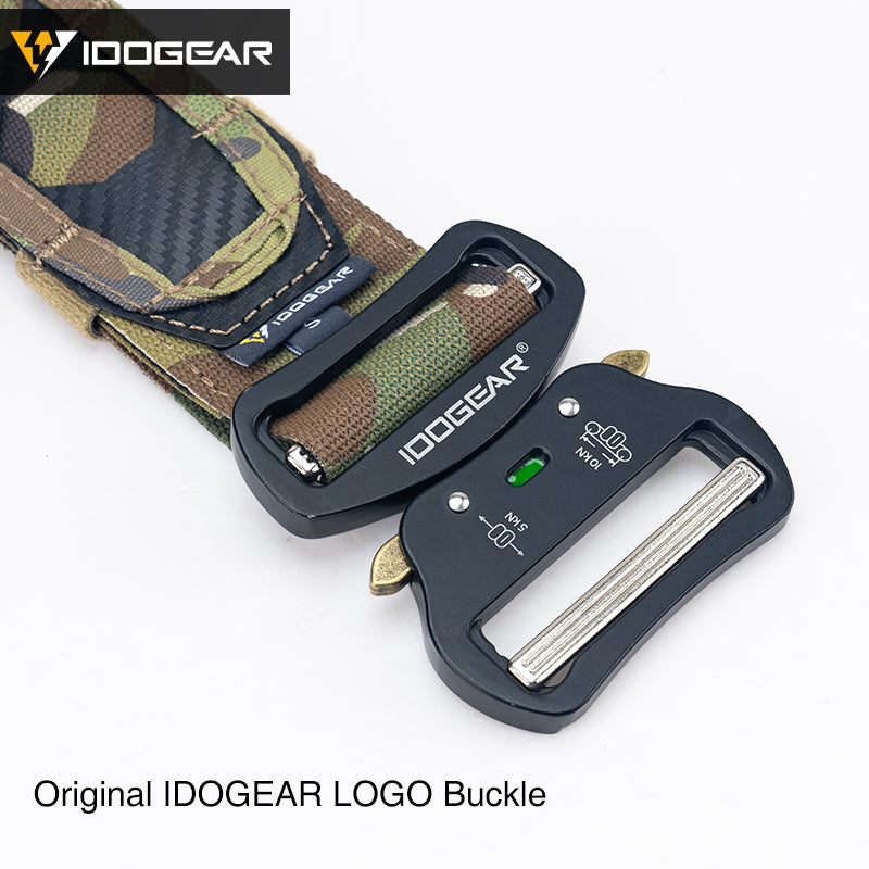 IDOGEAR Tactical Belt 2 Inch MOLLE Belt Quick Release Metal Buckle Gear Combat Belts 3429