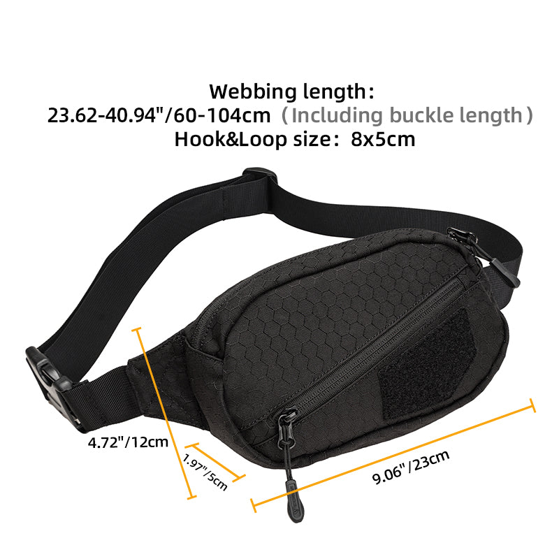 IDOGEAR Mini Sling Chest Bag Casual Lightweight Crossbody Bag Water Resistant Bag for Outdoor Daily Use 35143