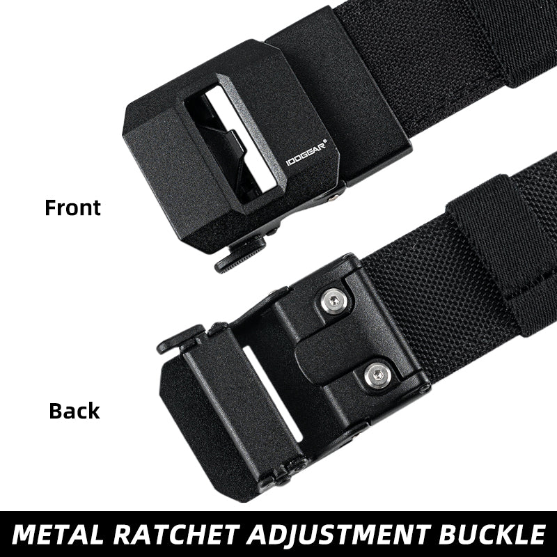 IDOGEAR Mens 1.5" Inch Tactical Belt EDC Nylon Ratchet Belt 3430