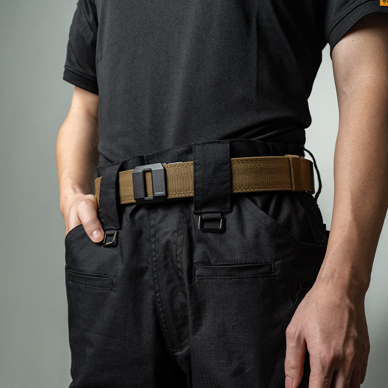 IDOGEAR Mens 1.5" Inch Tactical Belt EDC Nylon Ratchet Belt 3430