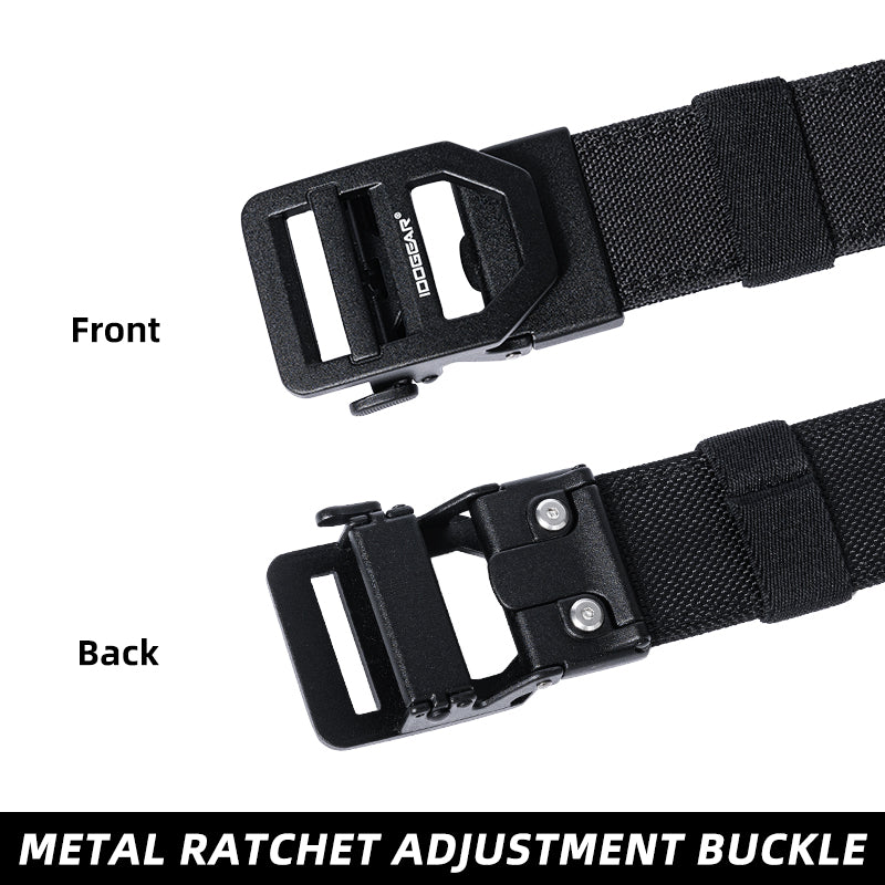 IDOGEAR Men 1.5" Heavy Duty Belt Ratchet EDC Nylon CCW Sport Belt 3434