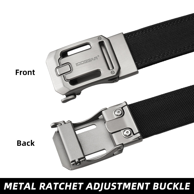 IDOGEAR 1.5" Ratchet Belt Ajustable Reinforce Buckle Belt For Worker Sport Belt 3447