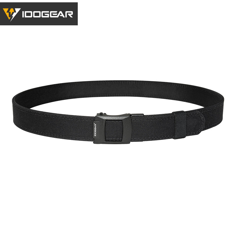 IDOGEAR 1.5" Tough Nylon Ratchet Belt Adjust-Fit No-Hole Quick Release Buckle 3448