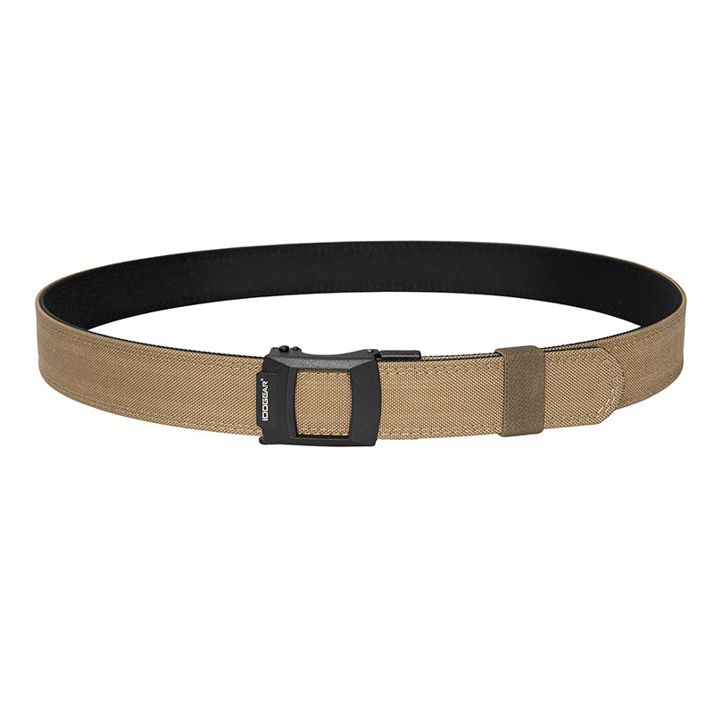 IDOGEAR 1.5" Tough Nylon Ratchet Belt Adjust-Fit No-Hole Quick Release Buckle 3448