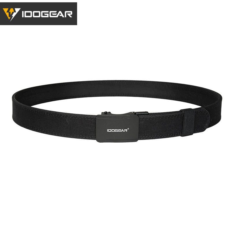 IDOGEAR 1.5" Ratchet Belt Reinforced Buckle Adjustable Waist Heavy Duty Sport Belts 3449