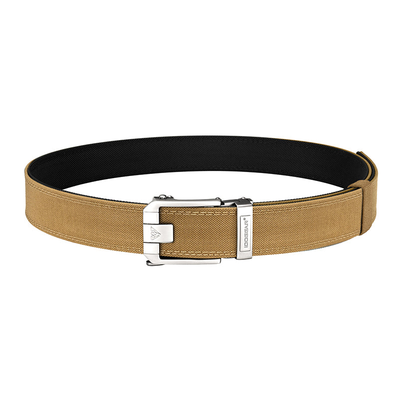 IDOGEAR 1.5" Ratchet Belt Quick Release No-Hole All-match Nylon Belts 3543