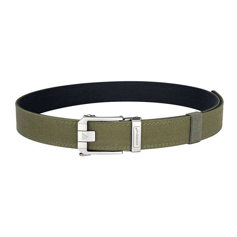 IDOGEAR 1.5" Ratchet Belt Quick Release No-Hole All-match Nylon Belts 3543