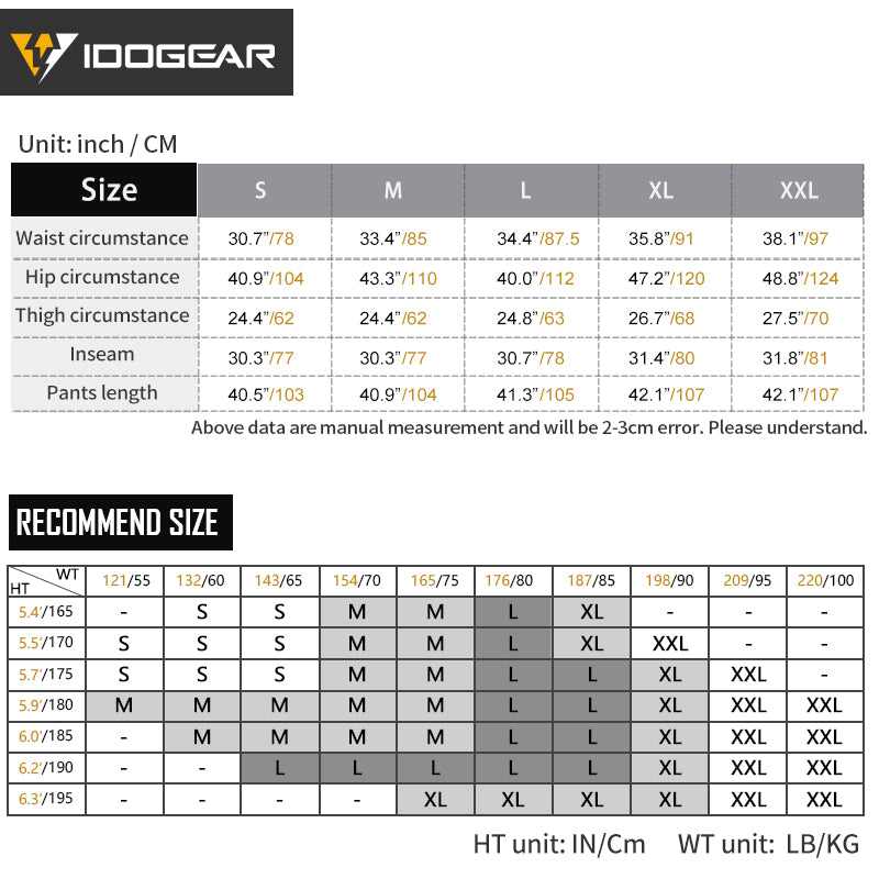 IDOGEAR Combat UFS Flex Pants Tactical Pants w/ Knee Pads Camo Trousers For Military, Airsoft, Shooting Sports  3209