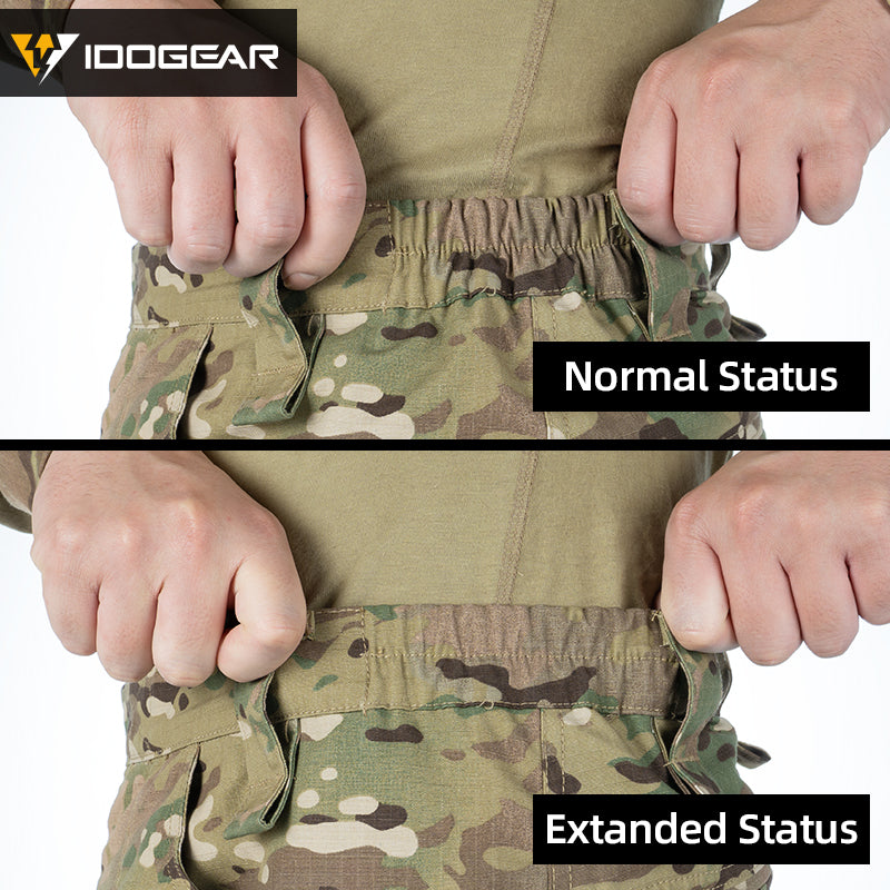 IDOGEAR Tactical Pants Multi-Pocket Combat Pants Large Capacity Camouflage Trousers Men Pants for Hunting Hiking 3210