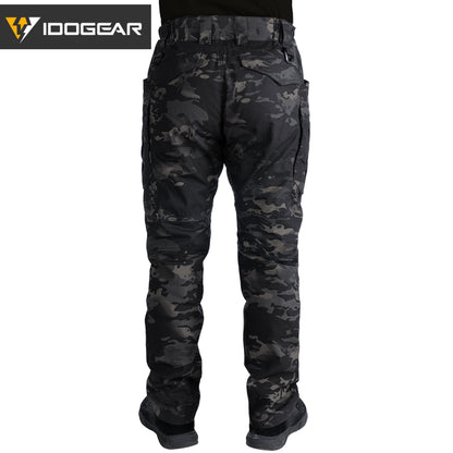IDOGEAR Tactical Pants Multi-Pocket Combat Pants Large Capacity Camouflage Trousers Men Pants for Hunting Hiking 3210