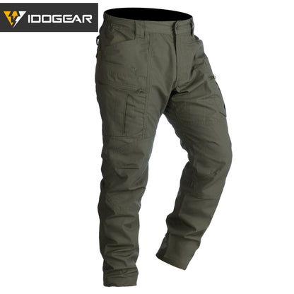 IDOGEAR Tactical Pants Multi-Pocket Combat Pants Large Capacity Camouflage Trousers Men Pants for Hunting Hiking 3210