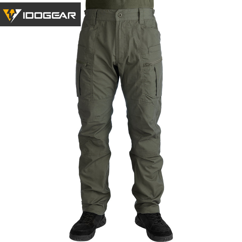 IDOGEAR Tactical Pants Multi-Pocket Combat Pants Large Capacity Camouflage Trousers Men Pants for Hunting Hiking 3210