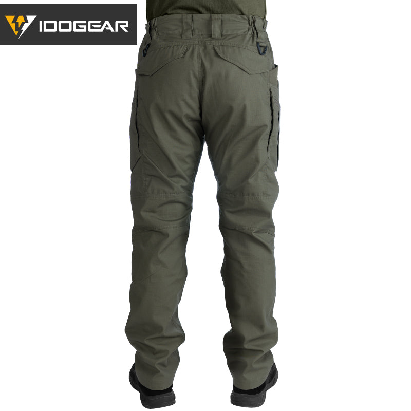 IDOGEAR Tactical Pants Multi-Pocket Combat Pants Large Capacity Camouflage Trousers Men Pants for Hunting Hiking 3210