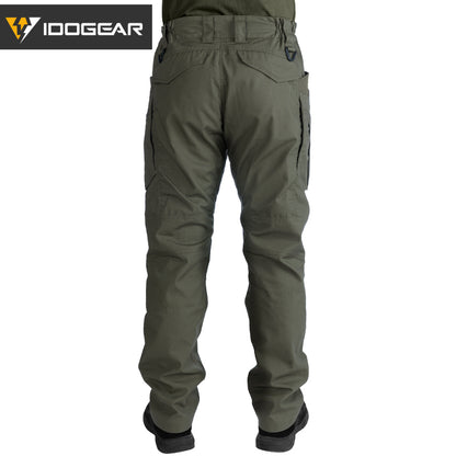 IDOGEAR Tactical Pants Multi-Pocket Combat Pants Large Capacity Camouflage Trousers Men Pants for Hunting Hiking 3210
