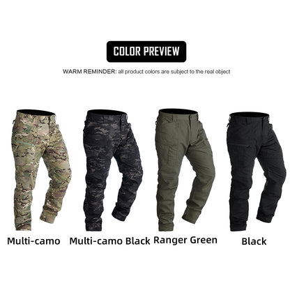 IDOGEAR Tactical Pants Multi-Pocket Combat Pants Large Capacity Camouflage Trousers Men Pants for Hunting Hiking 3210