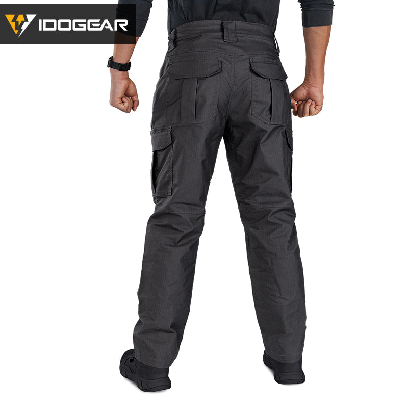 IDOGEAR BSR Flex Tactical Pants Men's Cargo Trousers For Airsoft, Military Combat Pants 3213