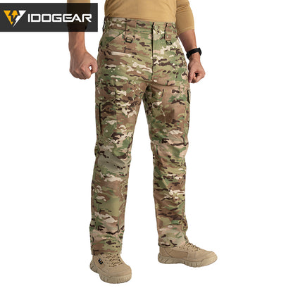 IDOGEAR BSR Flex Tactical Pants Men's Cargo Trousers For Airsoft, Military Combat Pants 3213