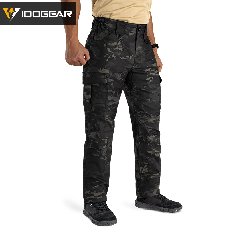 IDOGEAR BSR Flex Tactical Pants Men's Cargo Trousers For Airsoft, Military Combat Pants 3213