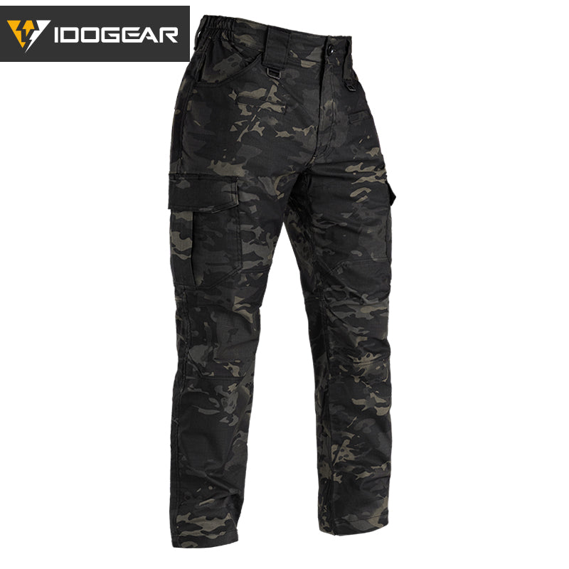 IDOGEAR BSR Flex Tactical Pants Men's Cargo Trousers For Airsoft, Military Combat Pants 3213