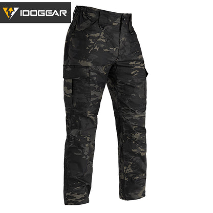 IDOGEAR BSR Flex Tactical Pants Men's Cargo Trousers For Airsoft, Military Combat Pants 3213