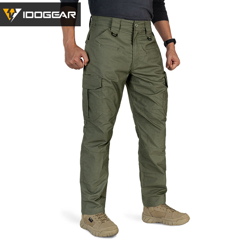 IDOGEAR BSR Flex Tactical Pants Men's Cargo Trousers For Airsoft, Military Combat Pants 3213